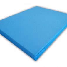 3D Embroidery Puffy Foam Backing 15" x 18" x 3mm, 100 sheets - Blue Color