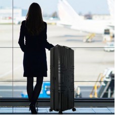 Trade Show Carrying Case with Silent Wheels -- Inside Dimensions: 43"x15.5"x11"