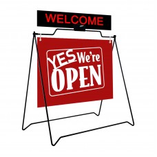 Economic Sidewalk  A-Frame Sign 22"W x 18"H  --- 4 UNITS