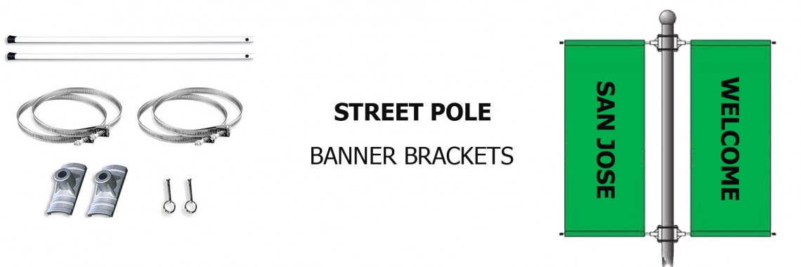 STREET POLE BANNER BRACKETS