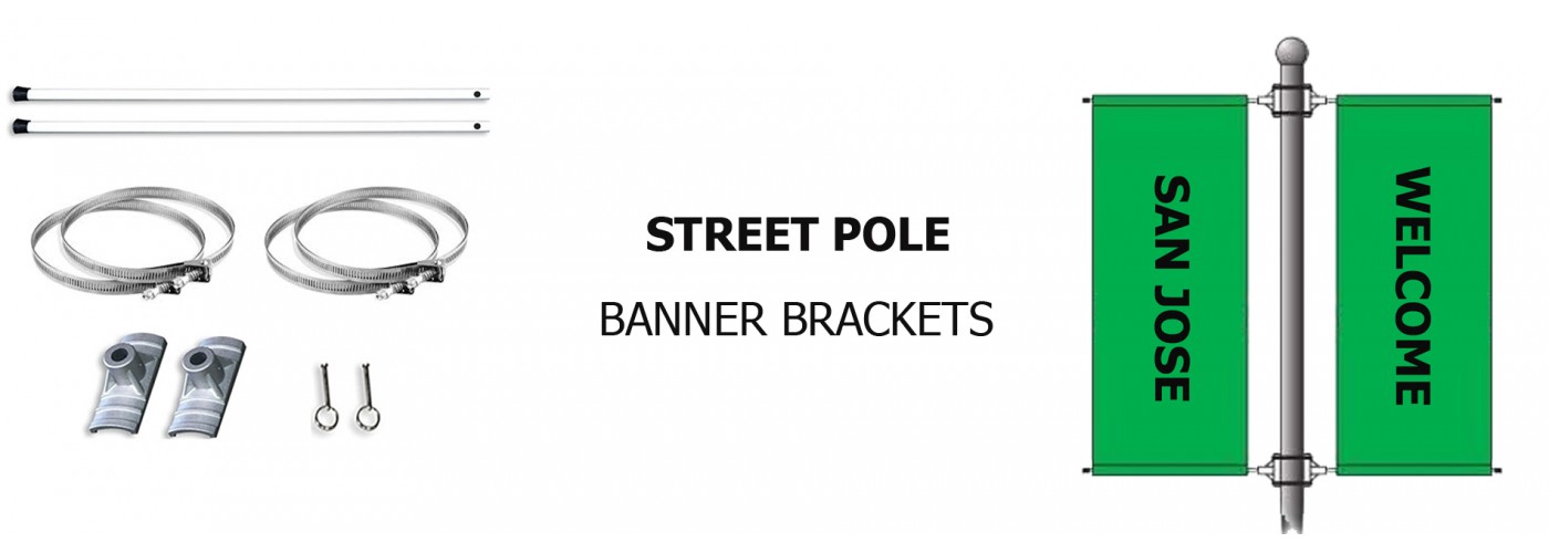 STREET POLE BANNER BRACKETS