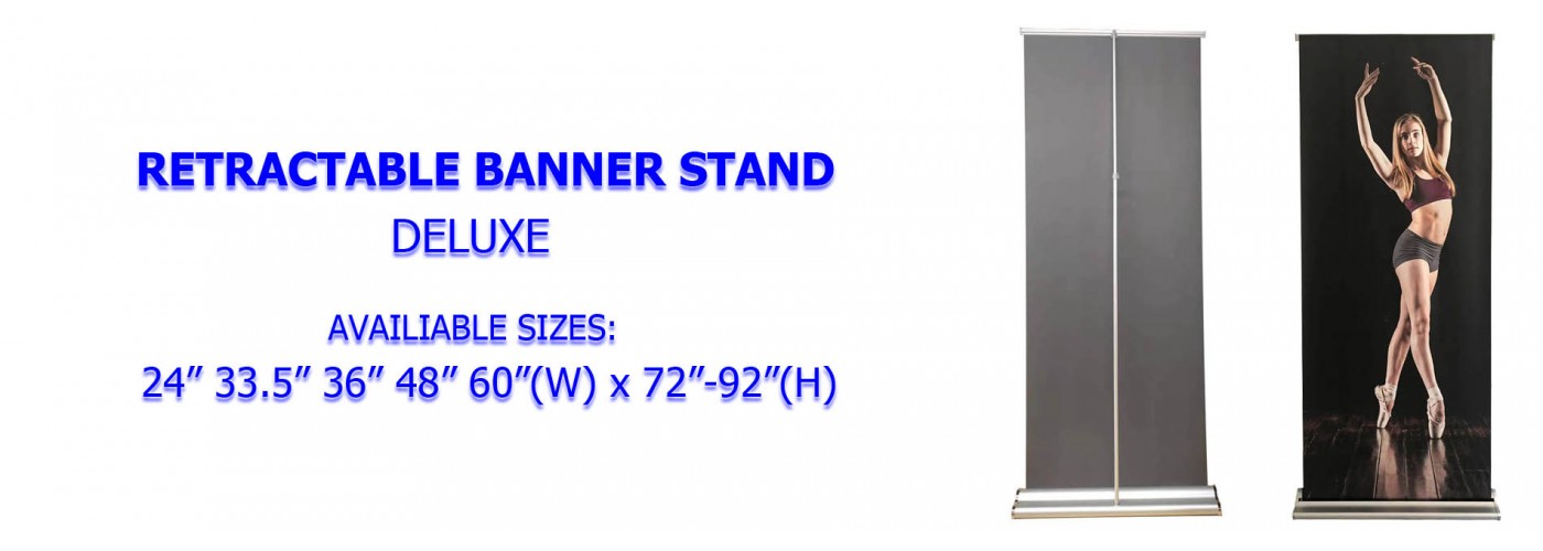 Deluxe Retractable Banner Stand