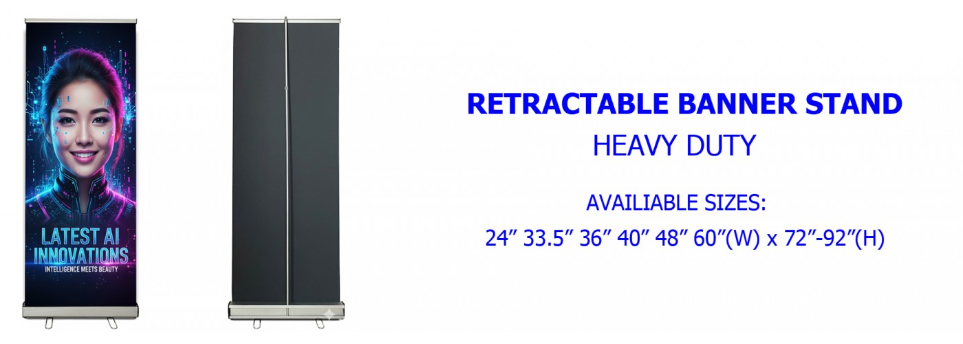 Heavy Duty Retractable Banner Stand Standard