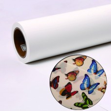 Front Inkjet Printing Backlit PET Film,8mil,Double-Sided Matte,for Eco-Solvent,Latex,UV Ink,50 in x 100 ft,3" Core