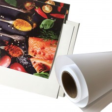 New Cut-away Curl-Free Poster Photo Paper 54in x 150ft. Roll，Matte-Finish