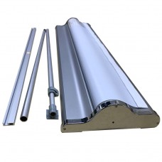 24" x 65~90"（WxH） Deluxe Retractable Banner Stand with Widened Base