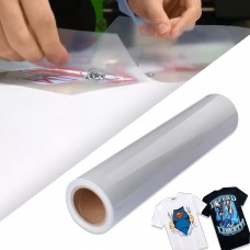 High Temperature PET Clear Tape 24"x50ft (0.61x15m) Roll for Printable Heat Transfer Vinyl High Temperature PET Clear Tape 24"x50ft (0.61x15m) Roll for Printable Heat Transfer Vinyl