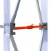 3x4 Velcro Tension Fabric Backdrop Booth Frame Straight Pop Up Display Stand  8'x10'  (HxW)