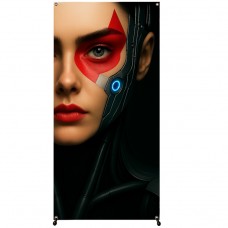 New & Premium Adjustable and Foldable X-Frame Banner Stand 24" Width and 60"-72" Height