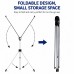 New Premium Adjustable X-Frame Banner Stand 2-in-1 24" x 63" & 30" x 72" Display