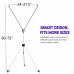 New Premium Adjustable X-Frame Banner Stand 2-in-1 24" x 63" & 30" x 72" Display