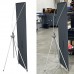 New & Premium X-Frame Adjustable Banner Stand Max. 36"x78"