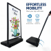 Outdoor Sign Holder Stand with Water Base 23.5 x 35.5 – Heavy Duty Indoor & Outdoor Display
