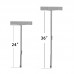 Handheld Sign Holder for Election,Protest,Parade 24-36" 100 SETS